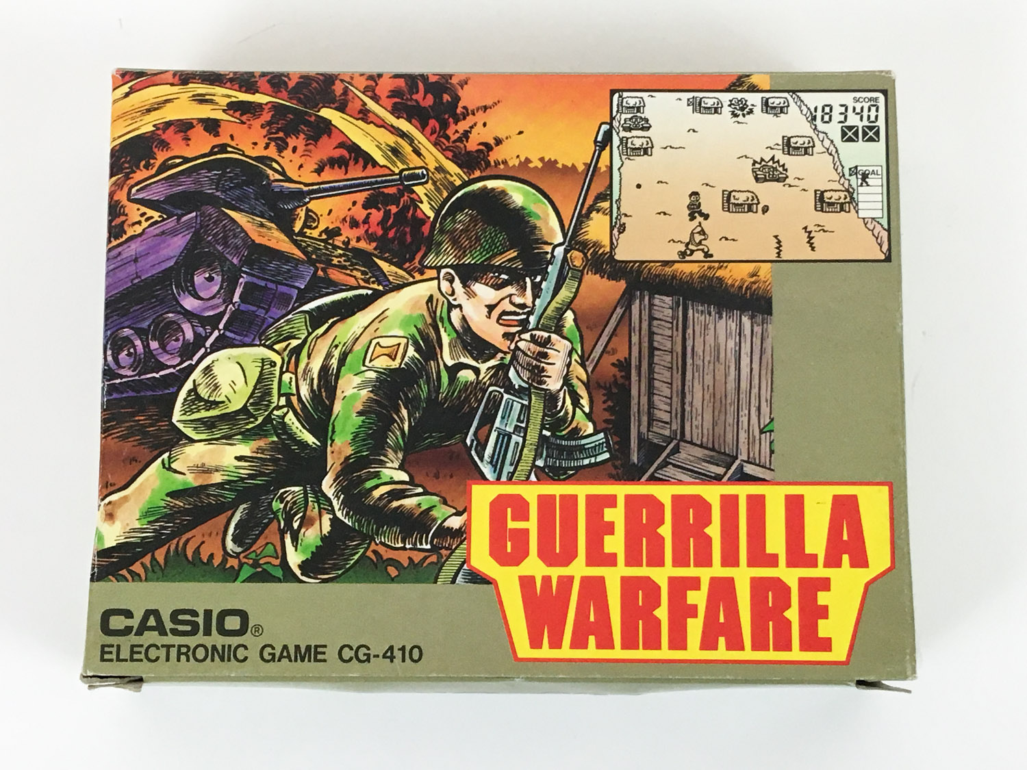 Casio Guerrilla Warfare LCD Electronic Game Watch CG-410 NOS