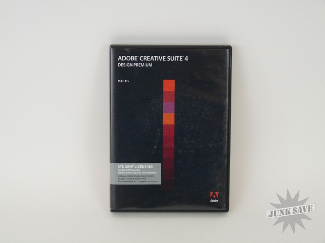 Adobe Creative Suite 4 CS4 Design Premium Software Mac OS X