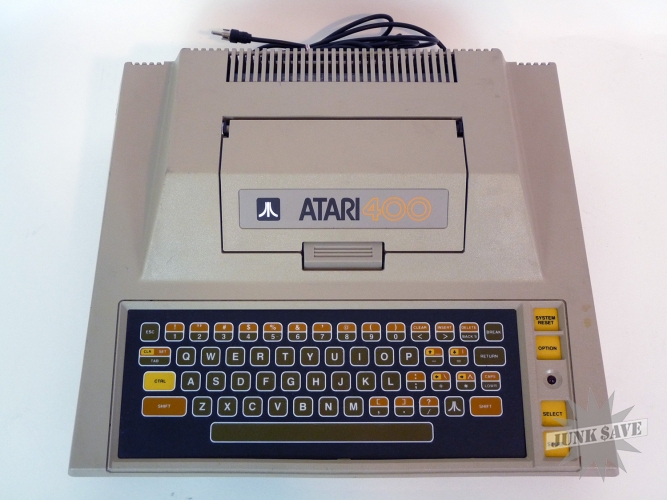 Atari 400 Vintage Computer with Basic and Assembler Cartridges