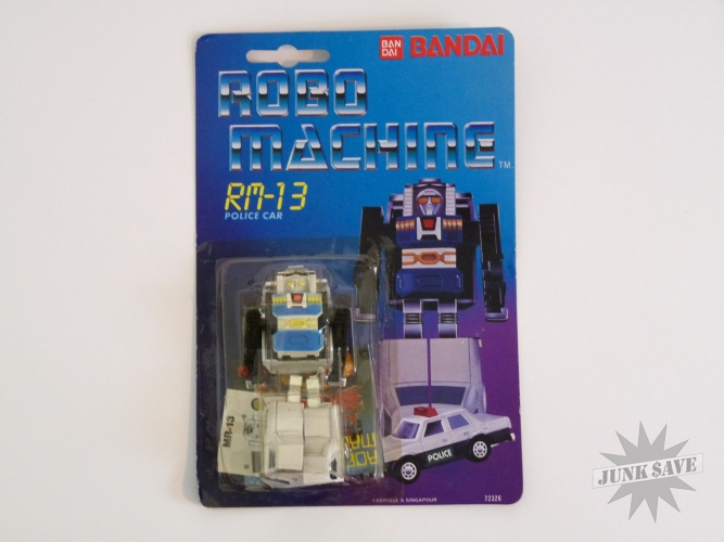 Bandai Robo Machine RM-13 Police Car Gobot Transformer Action Figure