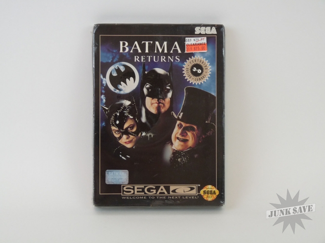 Batman Returns Video Game Sega CD