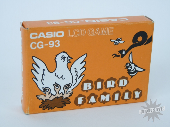 Casio CG-93 Bird Family LCD Handheld Game Watch NOS Unplayed