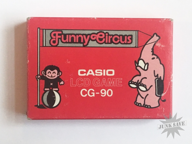 Casio LCD Funny Circus CG-90 Handheld Game NOS