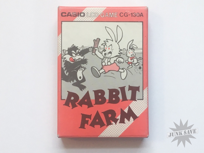 Casio LCD Rabbit Farm CG-130A Handheld Game NOS