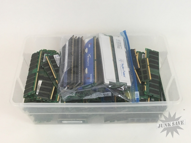 Computer RAM Chips Lot Scrap Gold Recovery 10 Lbs