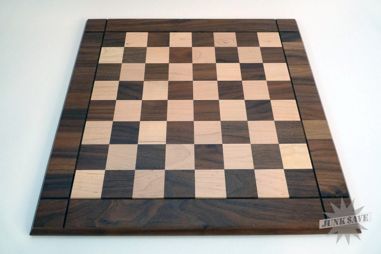 Drueke Wood Chess Board 18&quot;