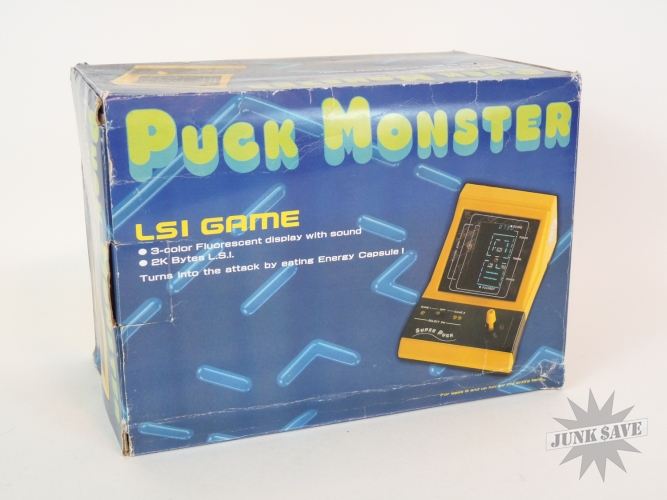 Rare Gakken Puck Monster VFD Tabletop Electronic Game