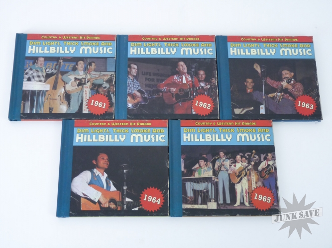 Lot of 5 Hillbilly Music CDs 1961-1965 Bear Family Records