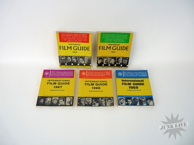 International Film Guide 5 Book Lot 1960s