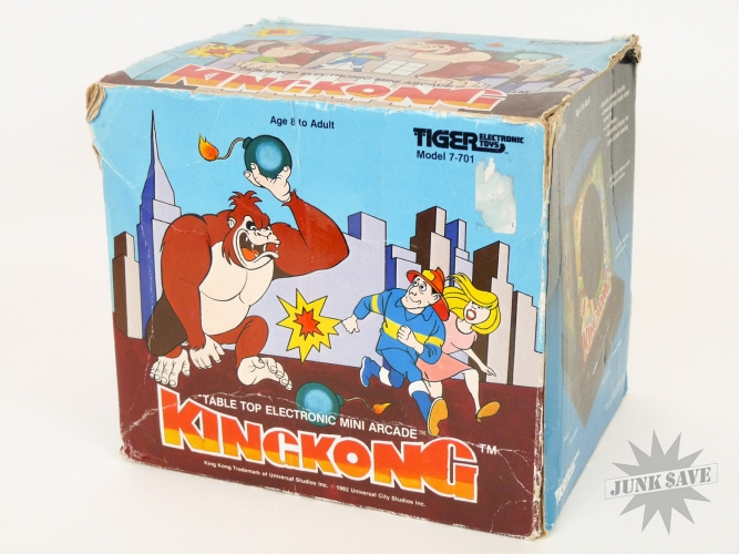 Tiger King Kong Tabletop Electronic Video Game Console Boxed Rare