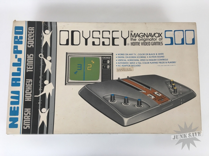 Magnavox Odyssey 500 Pong Video Game Console New Old Stock