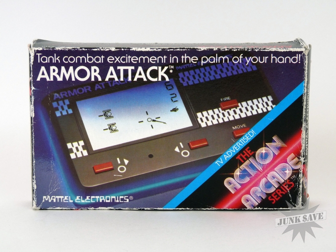 Mattel Armor Attack LCD Handheld Game Vintage
