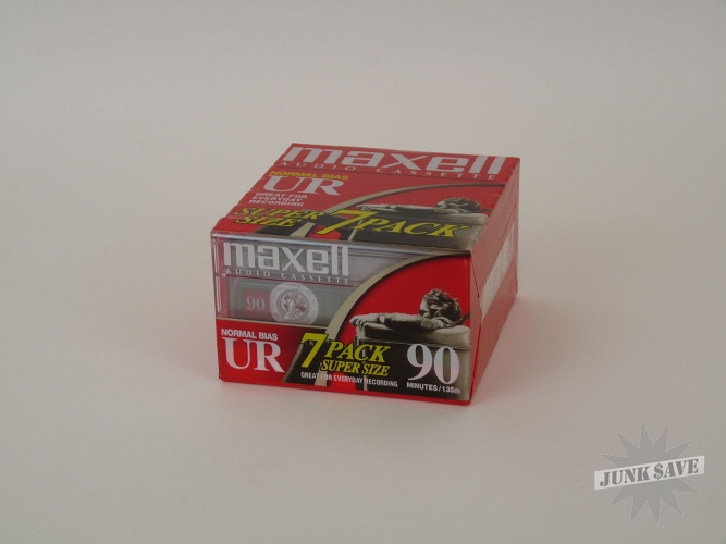 7-Pack Maxell Audio Cassette 90 Minute Normal Bias