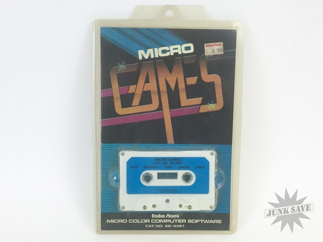 Micro Games Cassette Tape MC-10 TRS-80 Radio Shack 26-3361