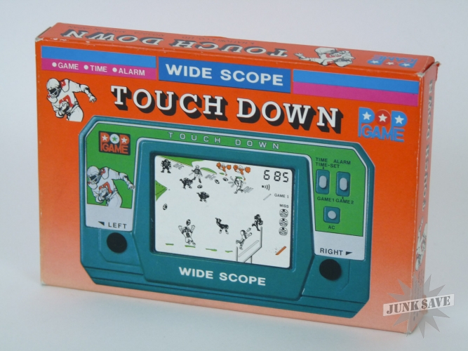 Morioka Tokei Touch Down Football LCD Electronic POP Game MG-392 Minty