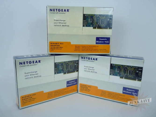 Netgear Network Adapter Card PCI Model GA311 Gigabit Mbps