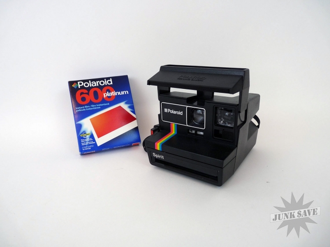 Polaroid Spirit Camera With 600 Platinum Film Box Unopened