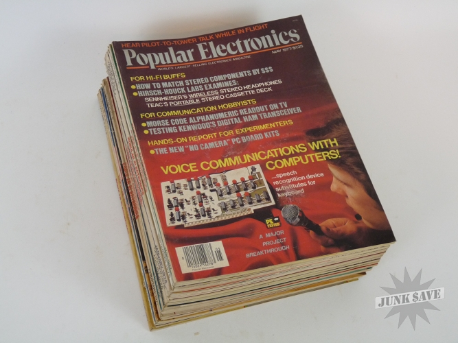 Popular Electronics 19 Magazine Lot 1975 1976 1977 Back Issues 