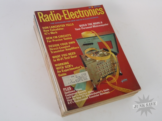 Radio Electronics 15 Magazine Lot 1974 1975 1976 Back Issues