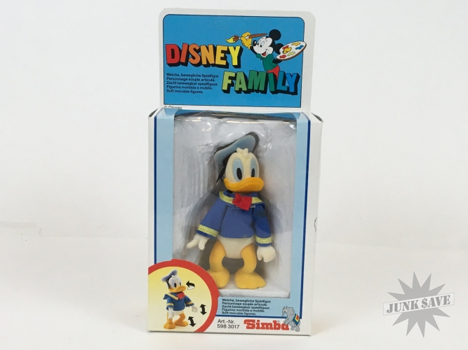 Vintage Disney Family Donald Duck Figure Doll Simba Still Sealed
