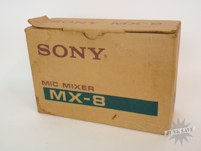 Vintage Sony 6-Channel Microphone Mixer MX-8 Mint In Box