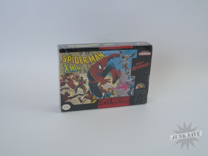Super Nintendo Spiderman X-Men Arcade's Revenge New Shrinkwrapped