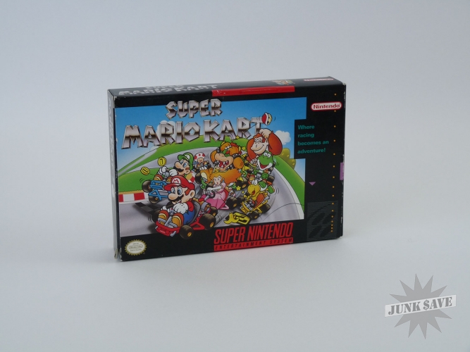 Super Nintendo Super Mario Cart Mint Rare Box
