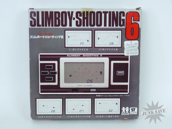 Tomy Slimboy Shooting 6 LCD Handheld Electronic Game Vintage Minty New
