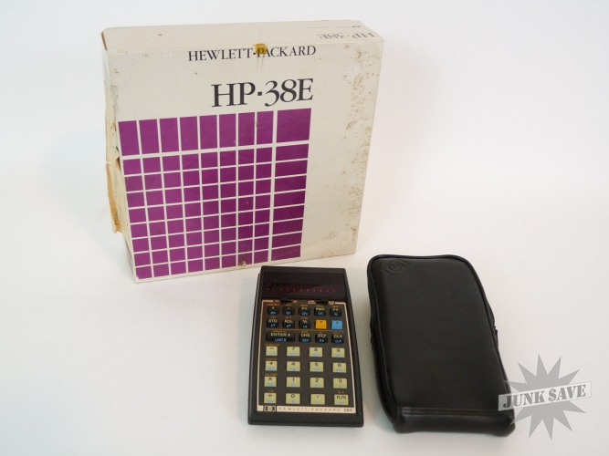 Vintage Calculator HP 38E Complete with Box Case and Books