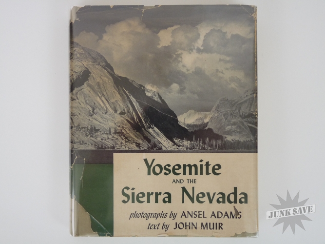 Yosemite and the Sierra Nevada Hardcover 1st Edition Ansel Adams John Muir