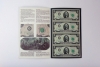 Uncut Sheet of Star Note 2 Dollar Bills from 1976