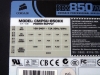Corsair CPU Power Supply HX-850W Professional Series