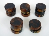 Crisloid Backgammon 14 Chocolate Swirl Pieces Bakelite