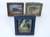 Lot 3 Tin Toys Framed Vandor Toys In The Cupboard 1997