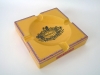 Partagas Ceramic Cigar Ashtray Large Yellow with Box