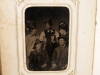 Leather Photograph Album 17 Tintypes 26 CDVs Civil War 1860s Face Book